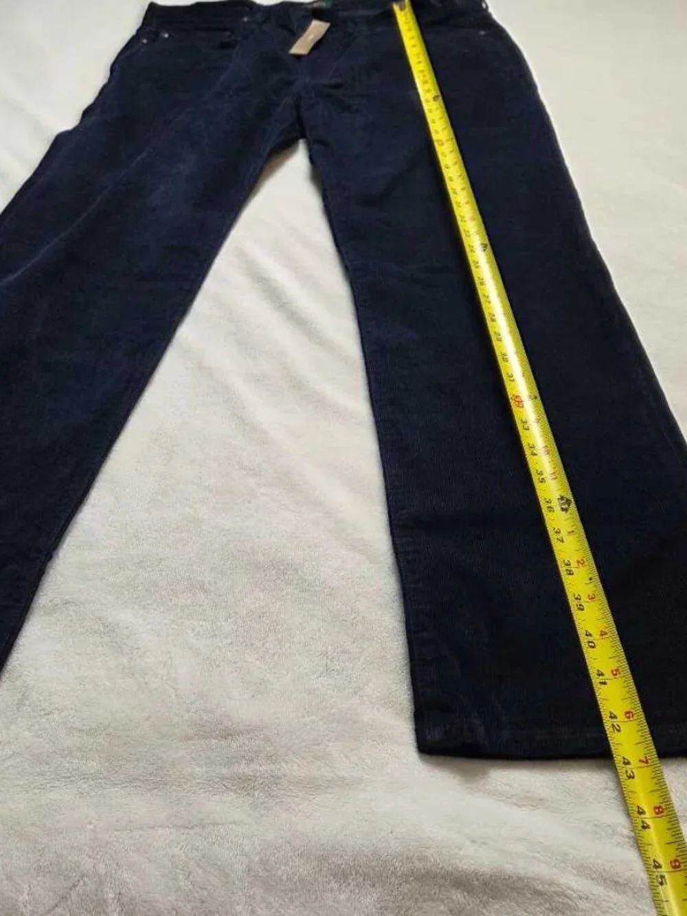 New 38x32 J.Crew 770 straight-fit five-pocket pant in stretch corduroy Navy cord